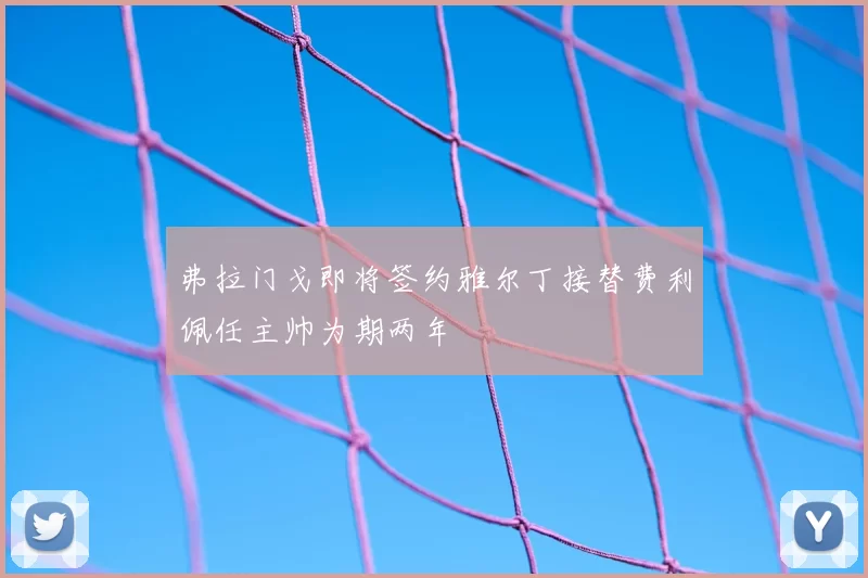 弗拉门戈即将签约雅尔丁接替费利佩任主帅为期两年